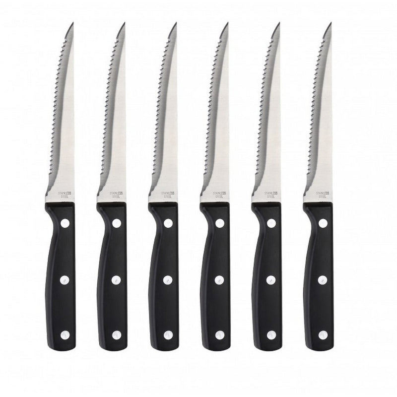 Messerset Masterpro Gourmet Edelstahl (12,5 cm) (6 Stücke)