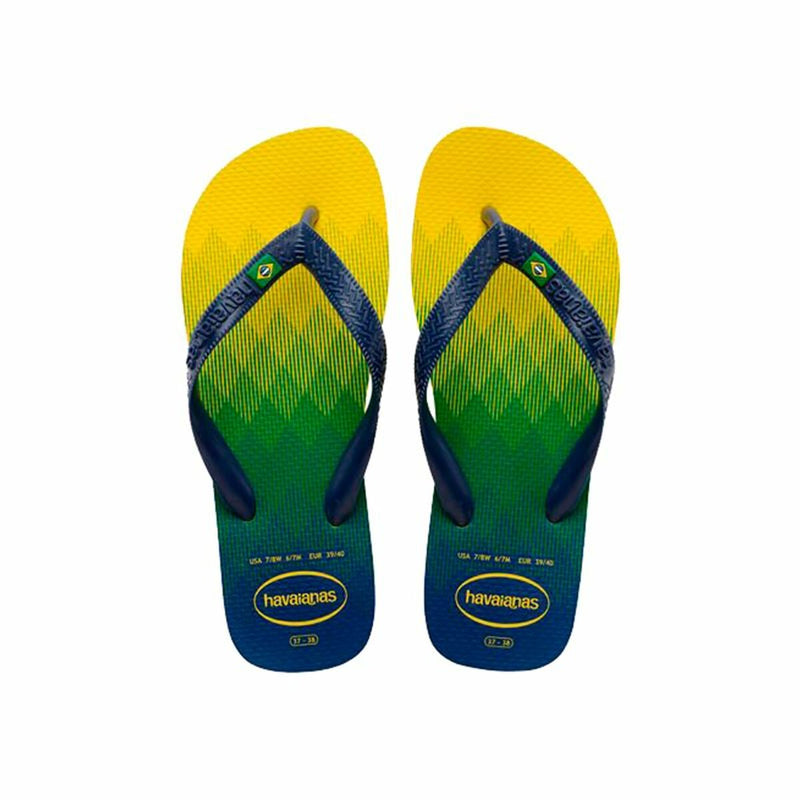 Flip Flops für Männer Havaianas Brasil Fresh Gelb