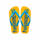 Flip Flops für Frauen Havaianas Top Logomania Blau Gelb