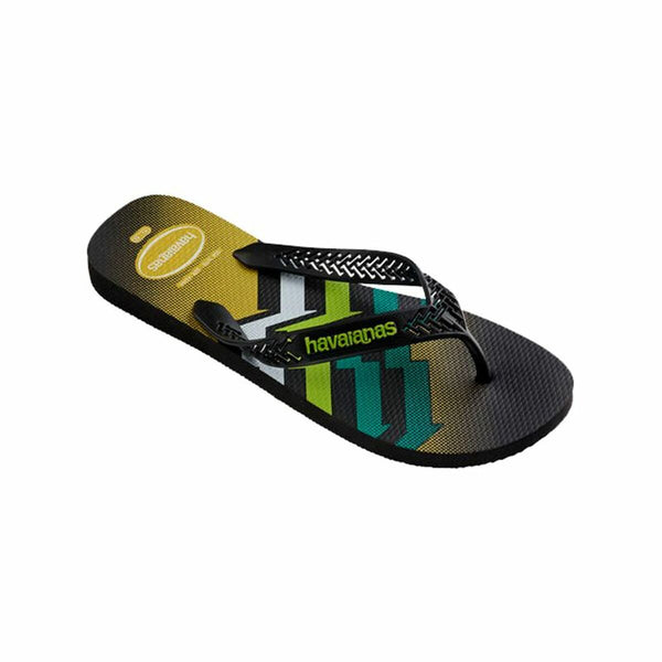 Flip Flops für Frauen Havaianas Power Light grün Schwarz