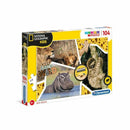 Puzzle Clementoni National Geographic Kids: Keep Earth Wild (104 Stücke)