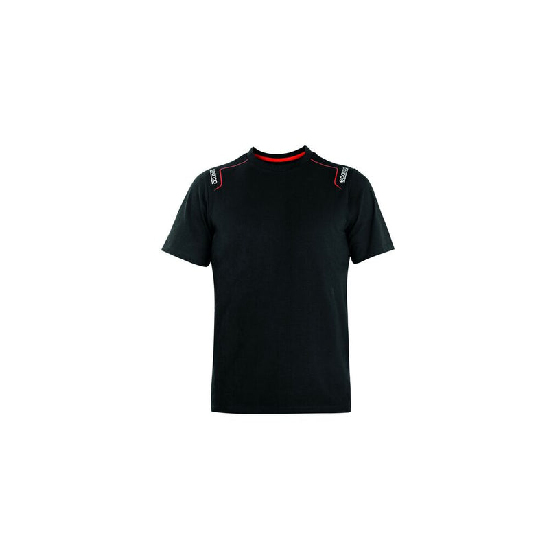 Kurzarm-T-Shirt Sparco TECH STRETCH Schwarz Größe XL