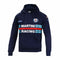 Herren Sweater mit Kapuze Sparco MARTINI RACING Größe L Marineblau