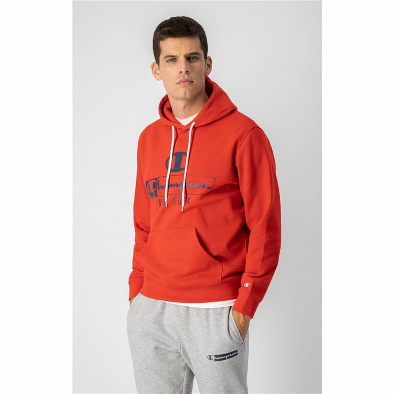 Herren Sweater mit Kapuze Champion Rot