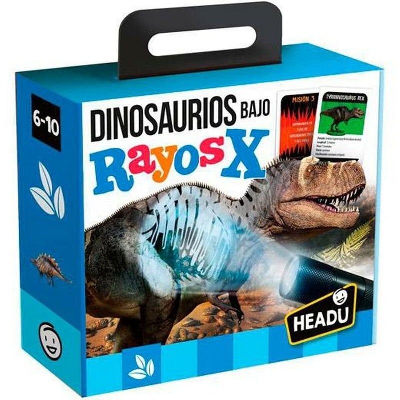 Spiel Kindererziehung HEADU Rayos X Dinosaurios Spanisch