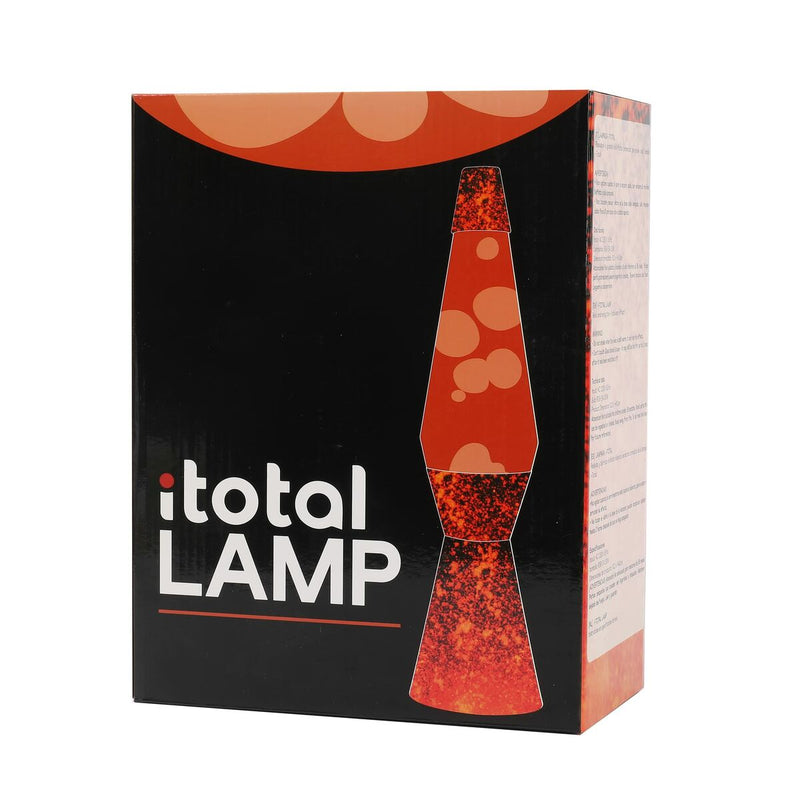 Lava-Lampe iTotal Kristall Rot Orange Kunststoff 25 W (40 cm)