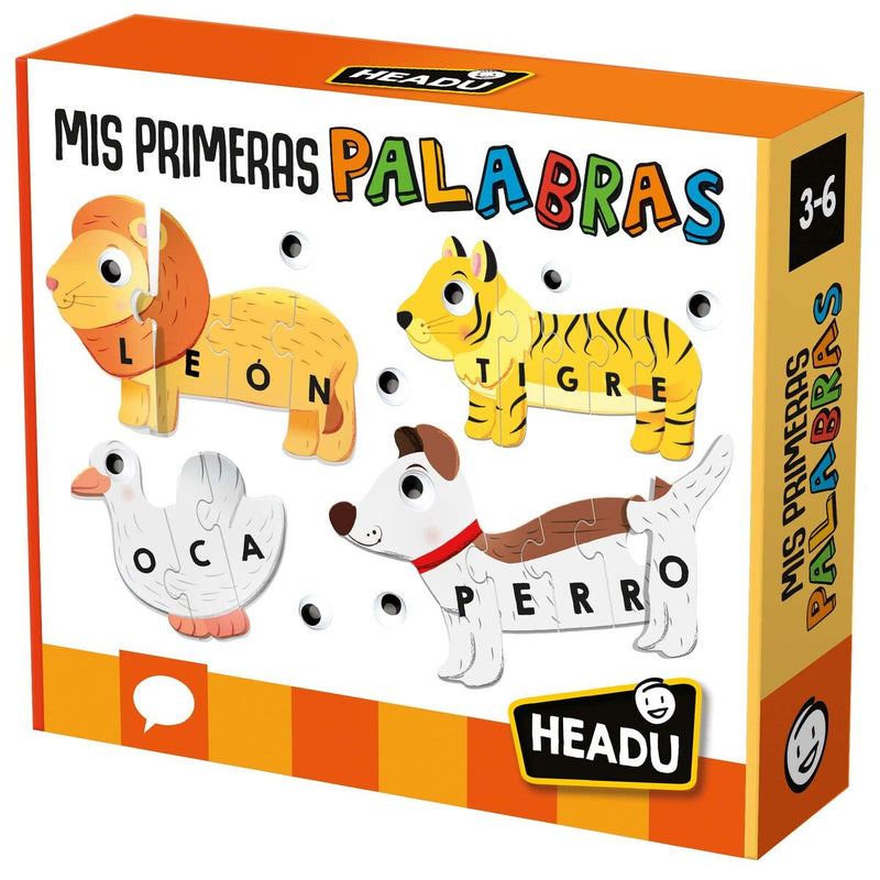 Spiel Kindererziehung HEADU Mis primeras palabras animales Spanisch