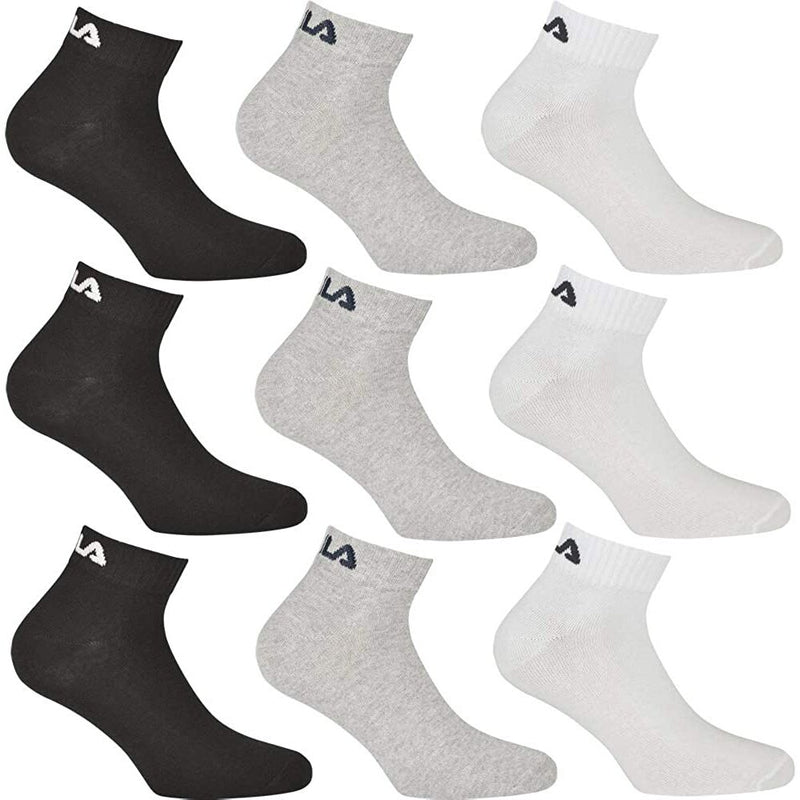 Socken Fila Quarter Plain BWG Weiß