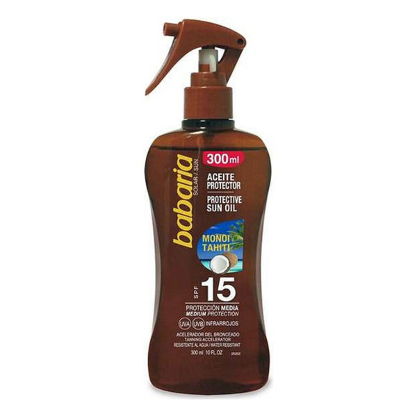 Protektives Öl Monoi Tahiti Babaria SPF 15 (300 ml)