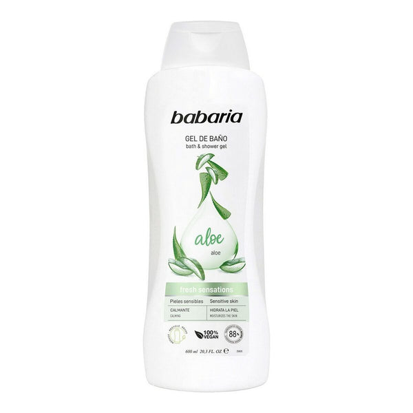 Aloe Vera Feuchtigkeitsbad Gel Babaria Aloe (600 ml)