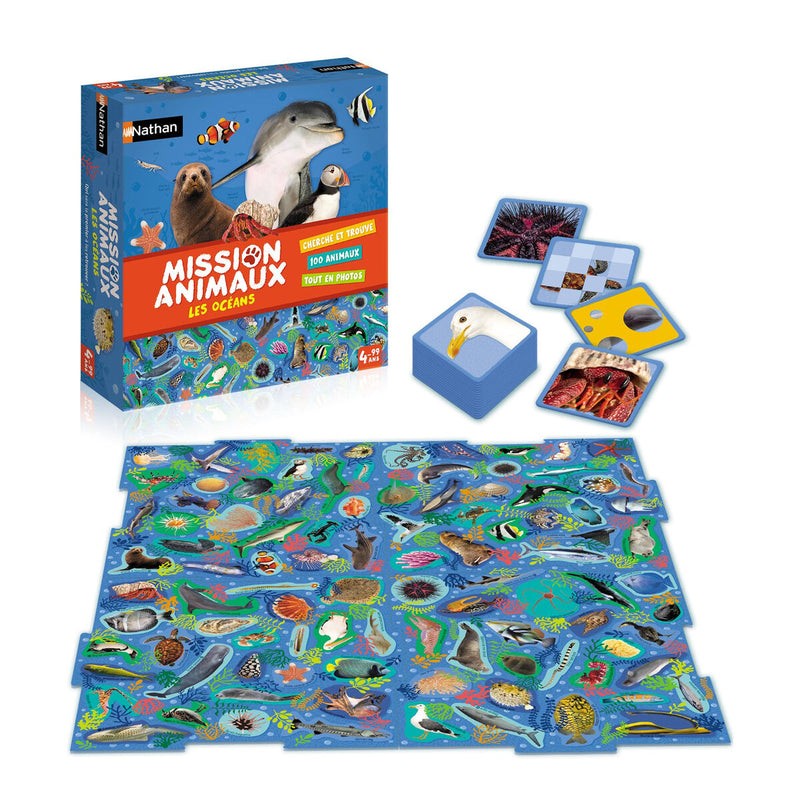 Tischspiel Nathan Mission Animals Oceans (FR)