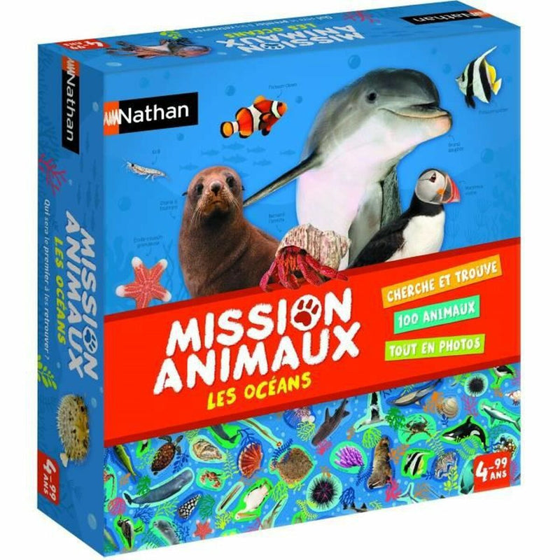 Tischspiel Nathan Mission Animals Oceans (FR)