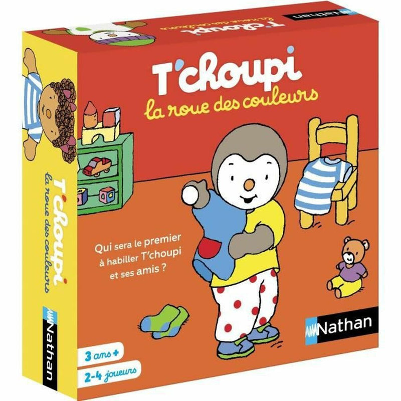 Tischspiel Nathan T'choupi the color wheel (FR)