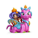 Puppen PinyPon Mix & Match Queens & Dragon Famosa (2 pcs)