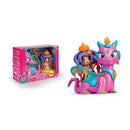 Puppen PinyPon Mix & Match Queens & Dragon Famosa (2 pcs)