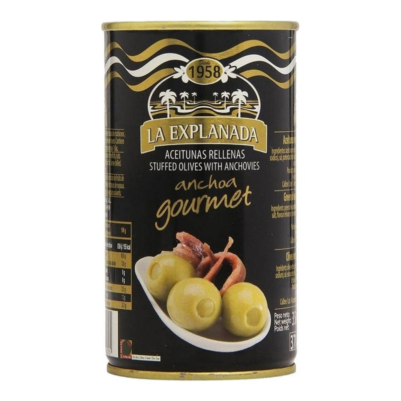 Oliven Explanada Gefüllt mit Sardellen (150 g)