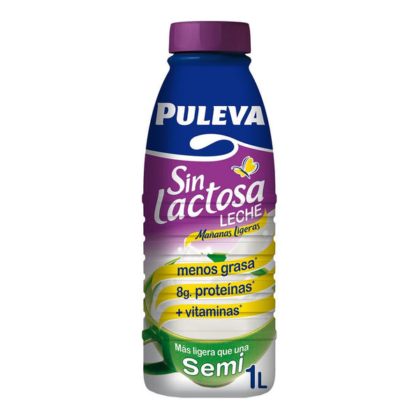 Teilentrahmte Milch Puleva Laktosefrei (1 L)