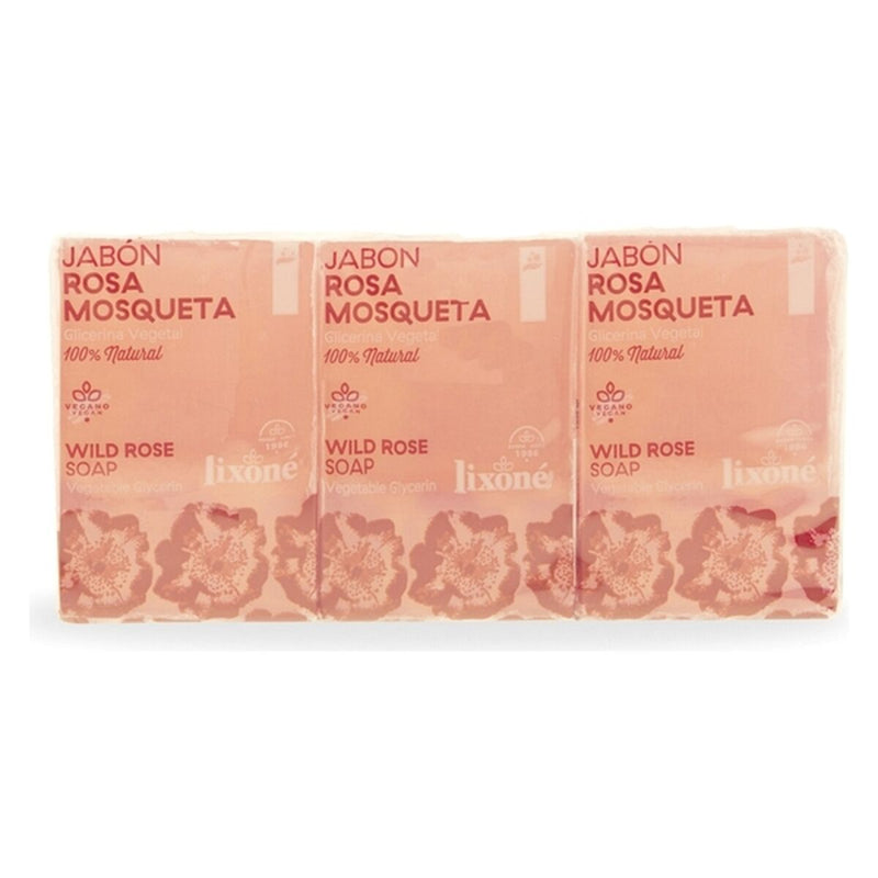 Stück Seife Rosa Mosqueta Lixoné (3 x 125 g)