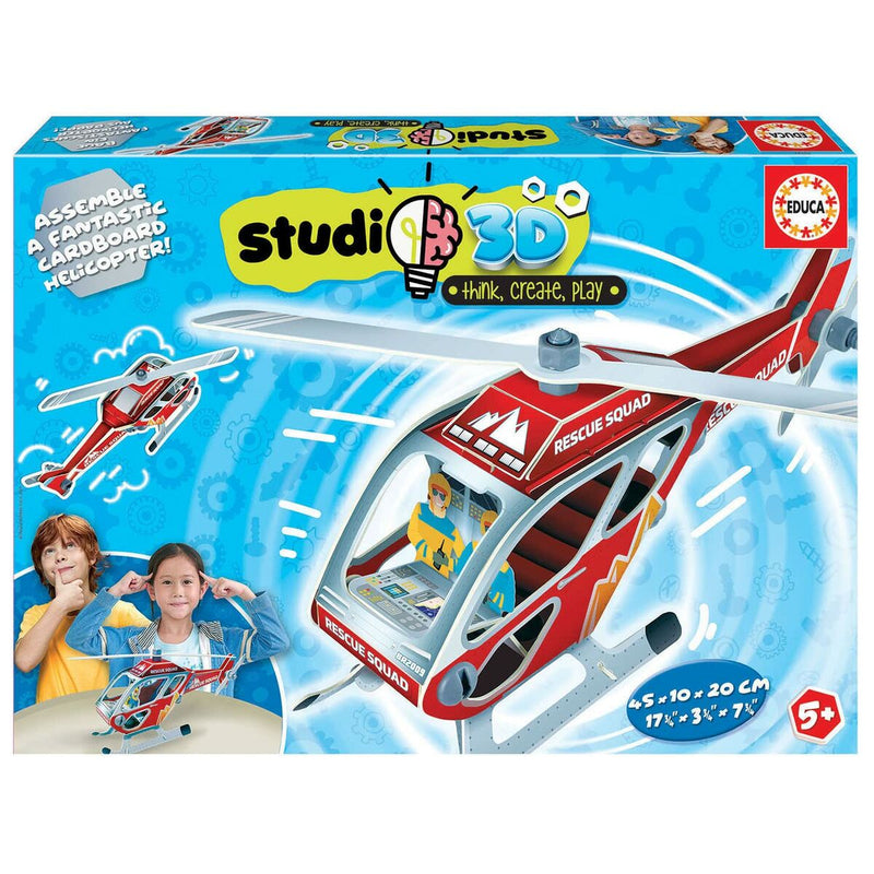 Puzzle Educa Helicopter 3D (14 Teile) (18 Stück)