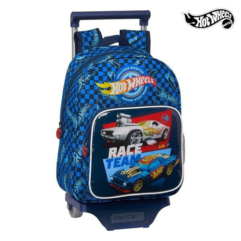 Schulrucksack mit Rädern 0.85 Hot Wheels (27 x 10 x 67 cm)