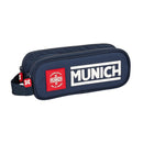 Zweifaches Mehrzweck-Etui Munich Storm Marineblau (21 x 8 x 6 cm)