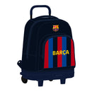 Schulrucksack mit Rädern F.C. Barcelona Granatrot Marineblau (33 x 45 x 22 cm)