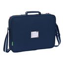 Schultasche Benetton Love Marineblau (38 x 28 x 6 cm)