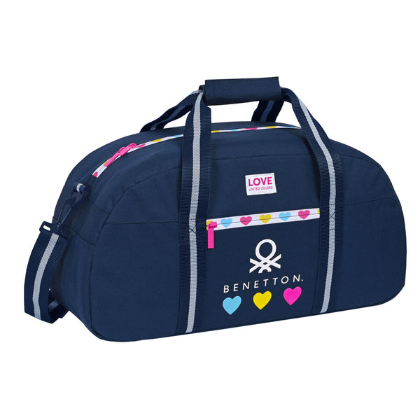 Sporttasche Benetton Love Marineblau (50 x 26 x 20 cm)