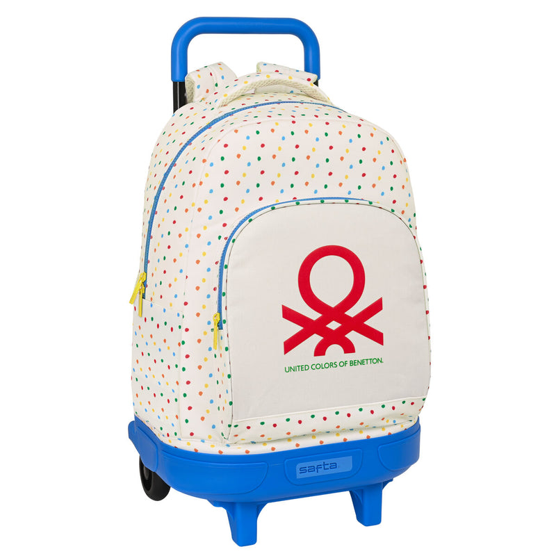 Schulrucksack mit Rädern Benetton Topitos (33 x 45 x 22 cm)