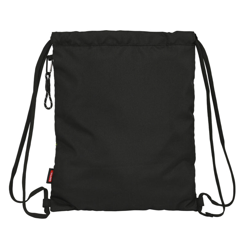 Rucksacktasche mit Bändern Kelme Jungle Schwarz Grau Neongrün (35 x 40 x 1 cm)