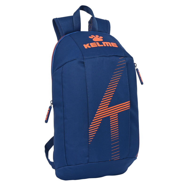 Lässiger Rucksack Kelme Navy blue Orange Marineblau 10 L