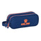 Zweifaches Mehrzweck-Etui Kelme Navy blue Orange Marineblau (21 x 8 x 6 cm)