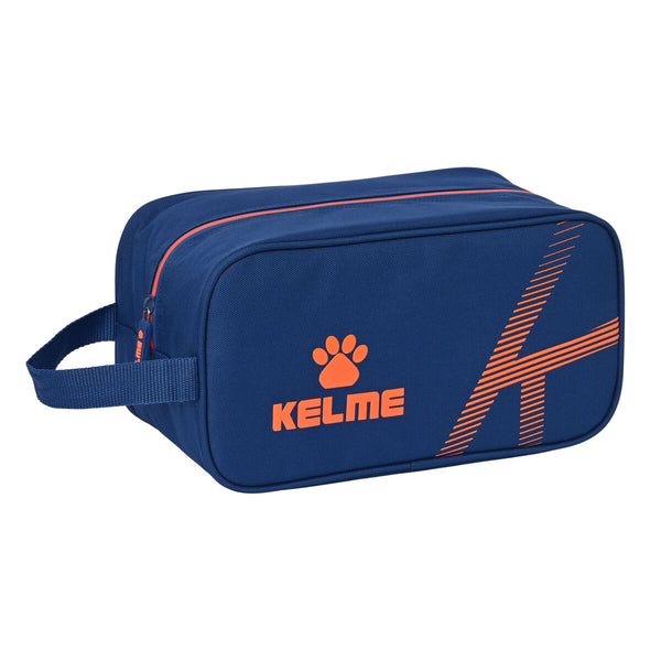 Schuhtasche für die Reise Kelme Navy blue Orange Marineblau (29 x 15 x 14 cm)