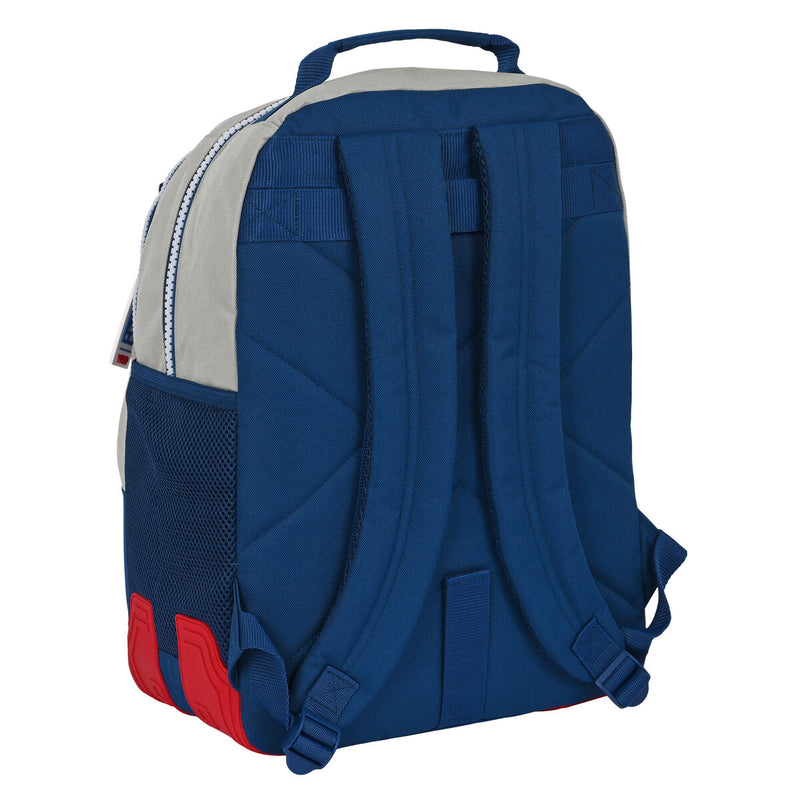 Schulrucksack Munich College Grau (32 x 42 x 15 cm)