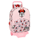 Schulrucksack mit Rädern Minnie Mouse Me time Rosa (33 x 42 x 14 cm)