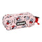 Zweifaches Mehrzweck-Etui Minnie Mouse Me time Rosa (21 x 8 x 6 cm)