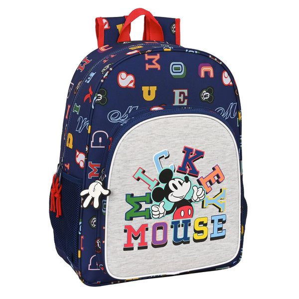 Schulrucksack Mickey Mouse Clubhouse Only one Marineblau (33 x 42 x 14 cm)