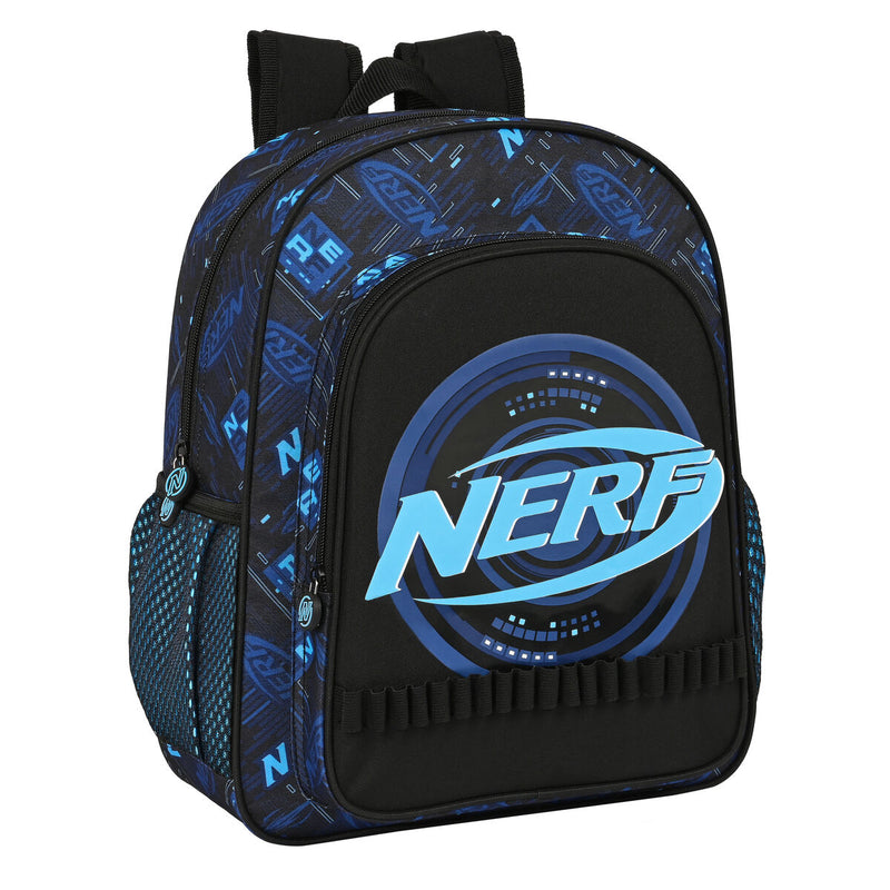 Schulrucksack Nerf Boost Schwarz (32 x 38 x 12 cm)