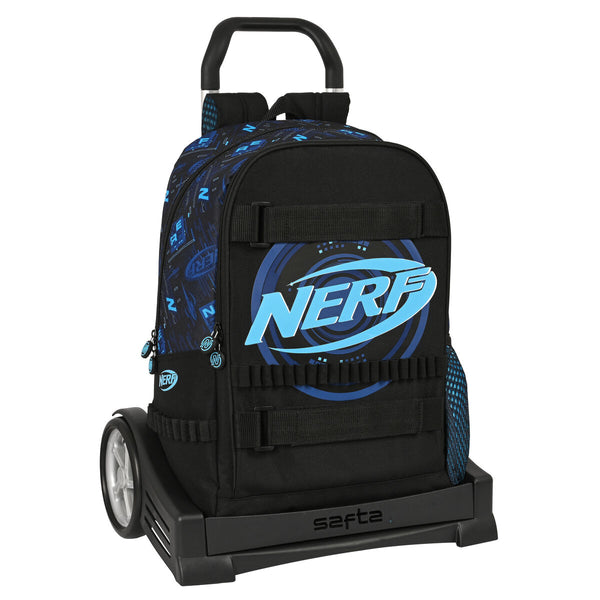 Schulrucksack mit Rädern Nerf Boost Schwarz (31 x 44 x 17 cm)