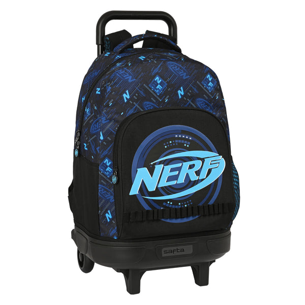 Schulrucksack mit Rädern Nerf Boost Schwarz (33 x 45 x 22 cm)