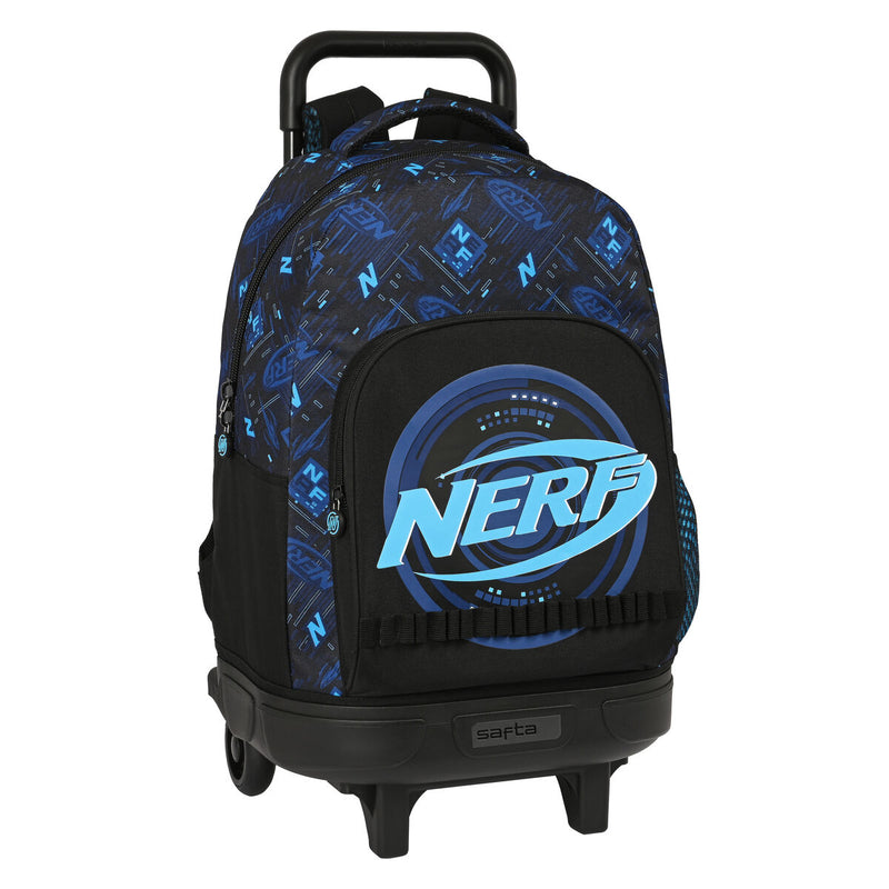 Schulrucksack mit Rädern Nerf Boost Schwarz (33 x 45 x 22 cm)