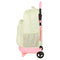 Schulrucksack mit Rädern Glow Lab Magic flow Beige (33 x 45 x 22 cm)