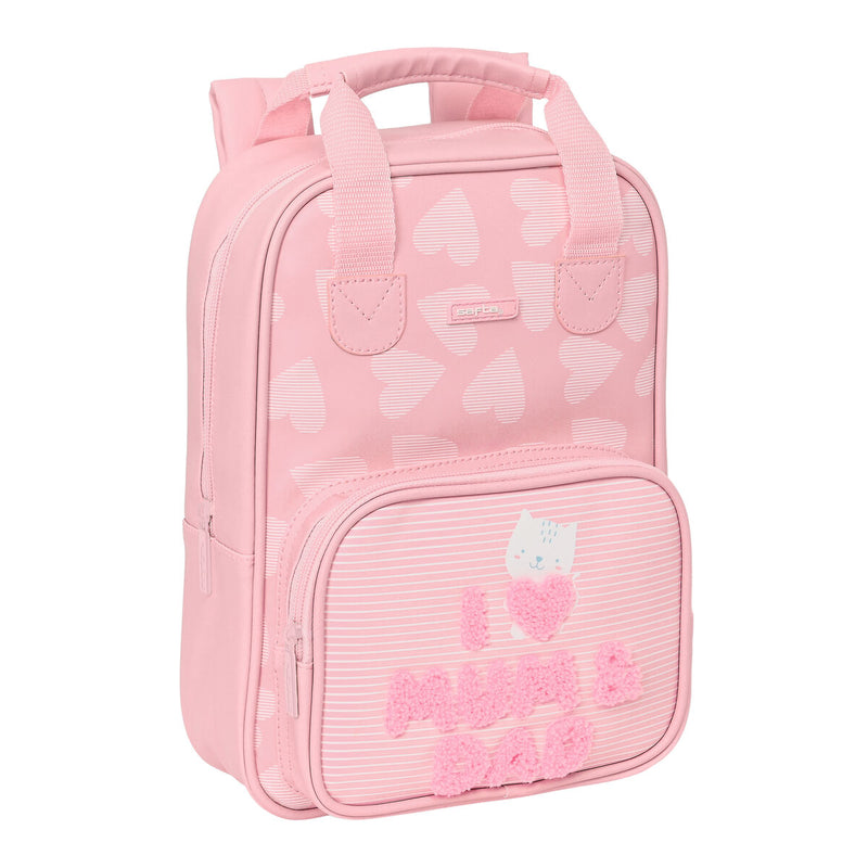 Kinderrucksack Safta Love Rosa (20 x 28 x 8 cm)