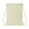 Rucksacktasche mit Bändern Safta Forest Beige (26 x 34 x 1 cm)