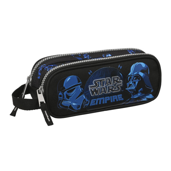 Zweifaches Mehrzweck-Etui Star Wars Digital escape Schwarz (21 x 8 x 6 cm)