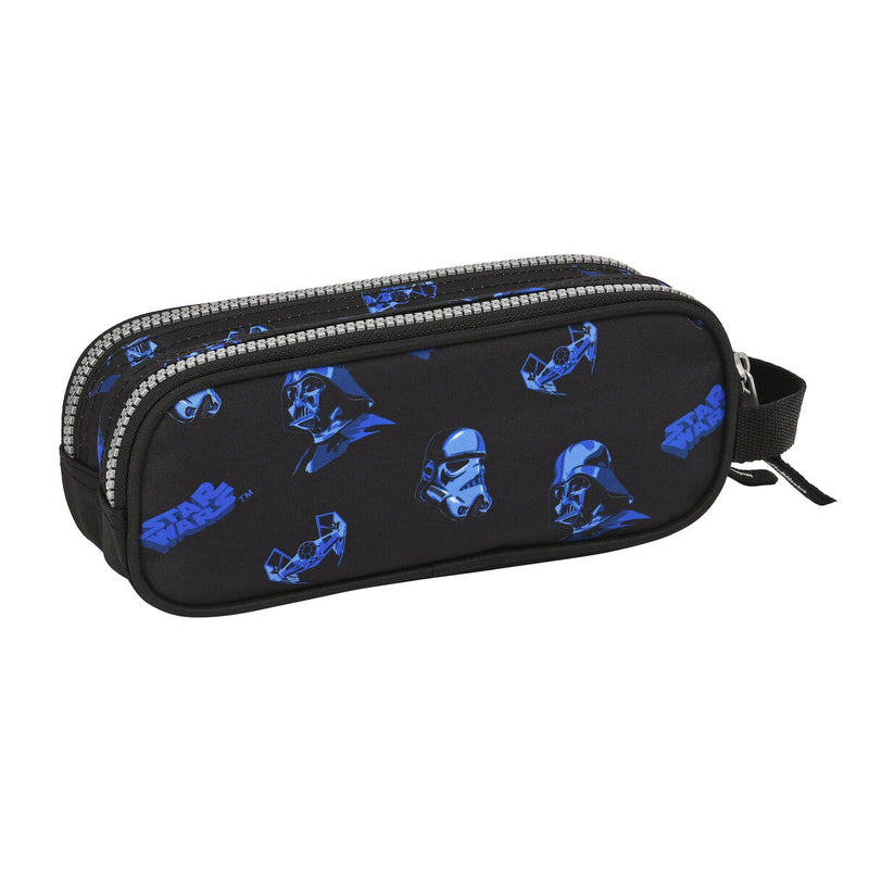 Zweifaches Mehrzweck-Etui Star Wars Digital escape Schwarz (21 x 8 x 6 cm)