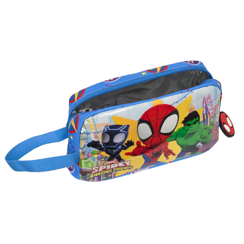 Thermo-Vesperbox Spiderman Team up 21.5 x 12 x 6.5 cm Blau