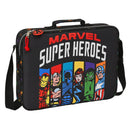 Schultasche The Avengers Super heroes Schwarz (38 x 28 x 6 cm)