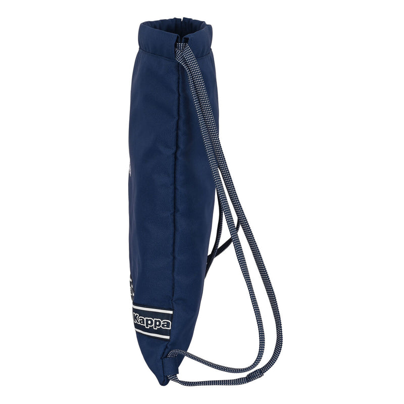 Rucksacktasche mit Bändern Kappa Navy Marineblau (35 x 40 x 1 cm)