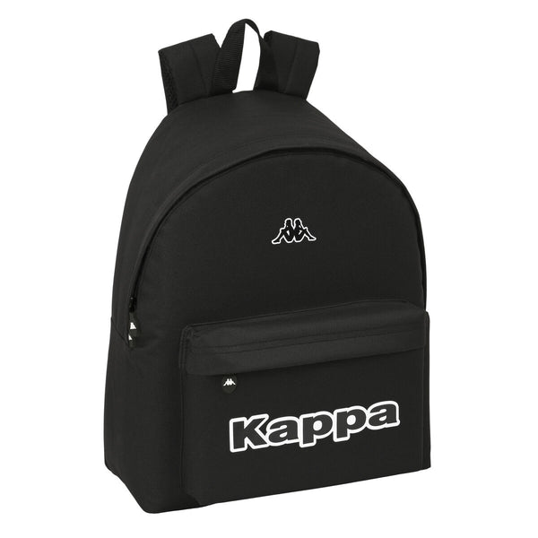 Schulrucksack Kappa Black Schwarz (33 x 42 x 15 cm)